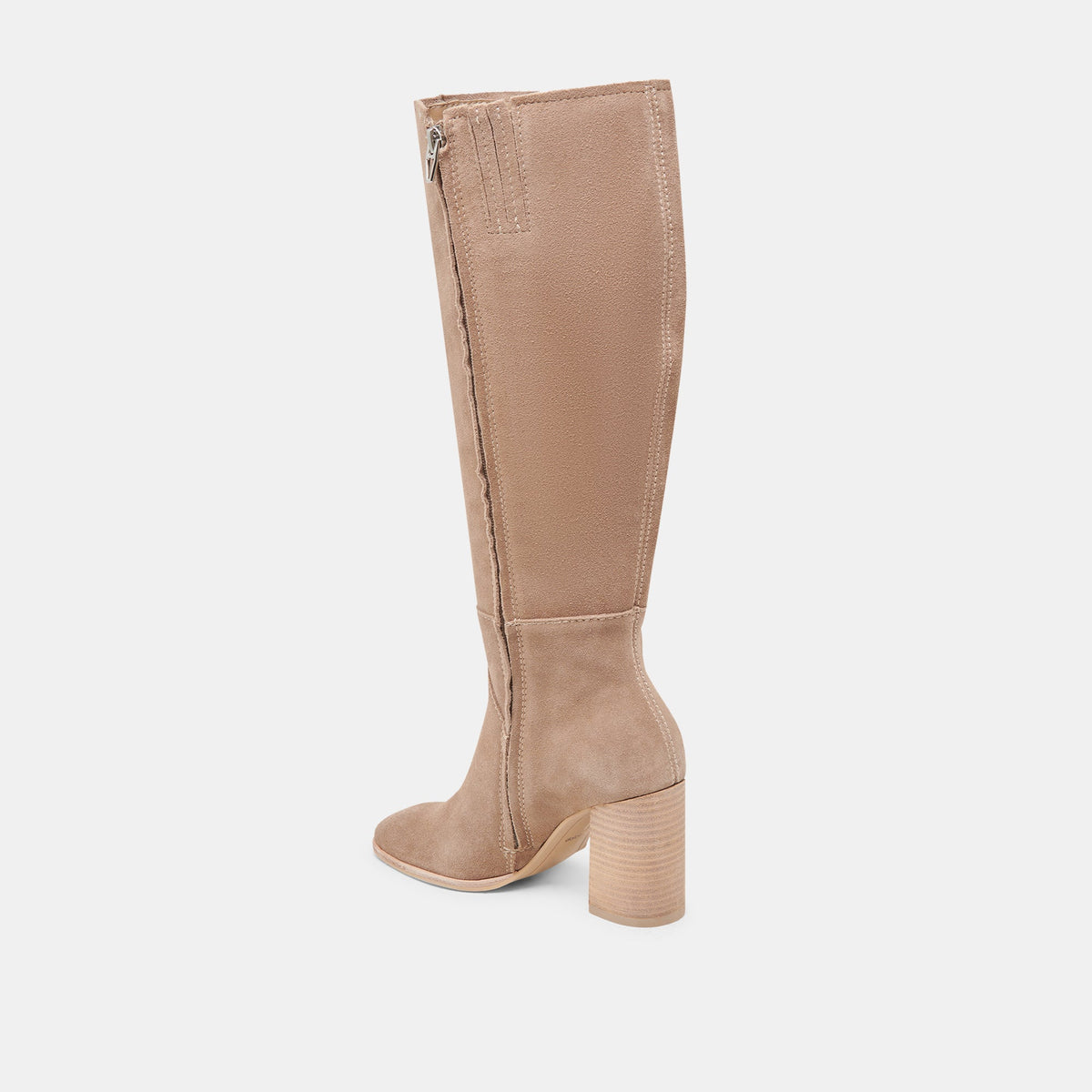 FYNN Wide Calf Boots Truffle Suede | Truffle Suede Knee-High Boots
 – Dolce Vita | Dolce Vita