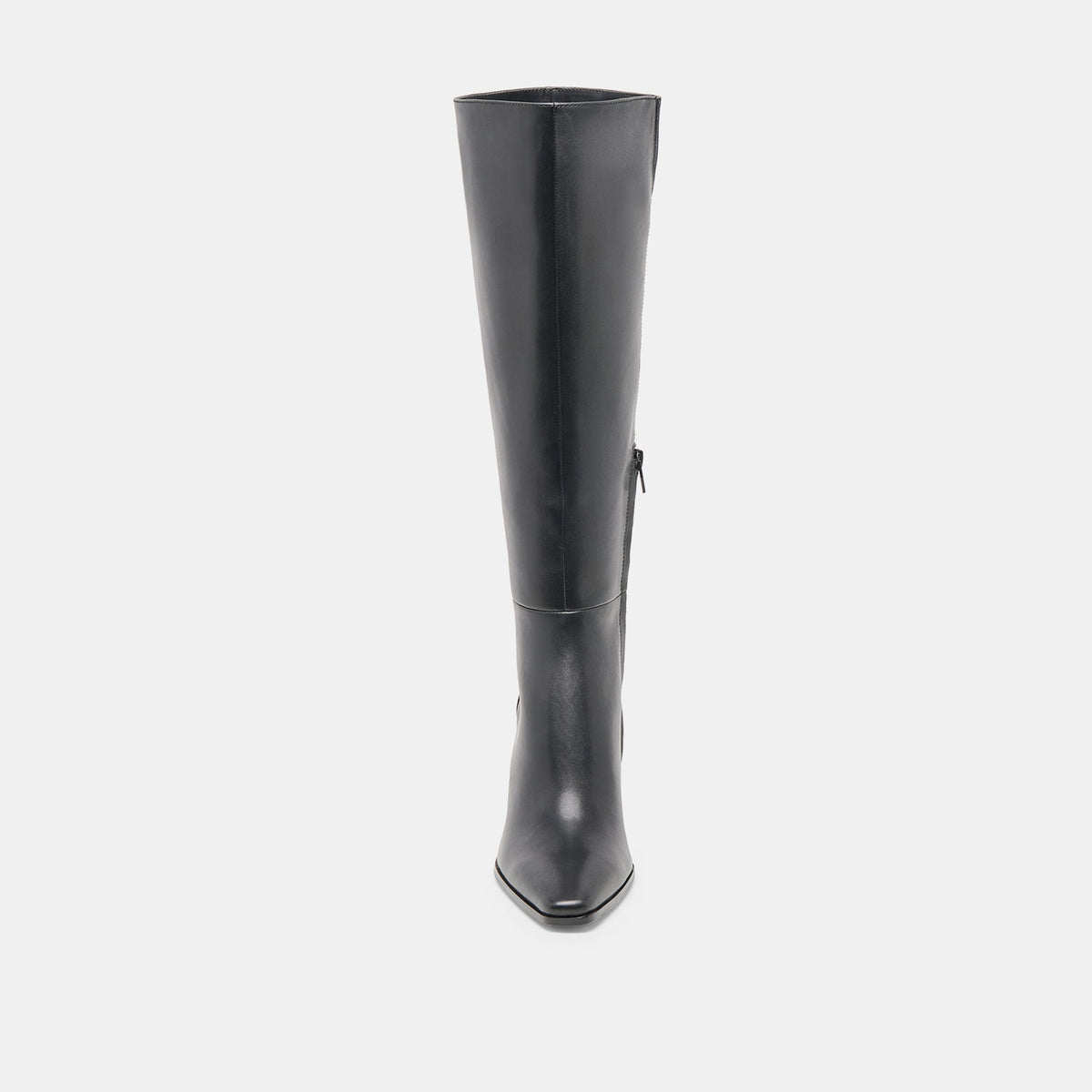 Emmi Black Leather Wide Calf Boots | Dolce Vita