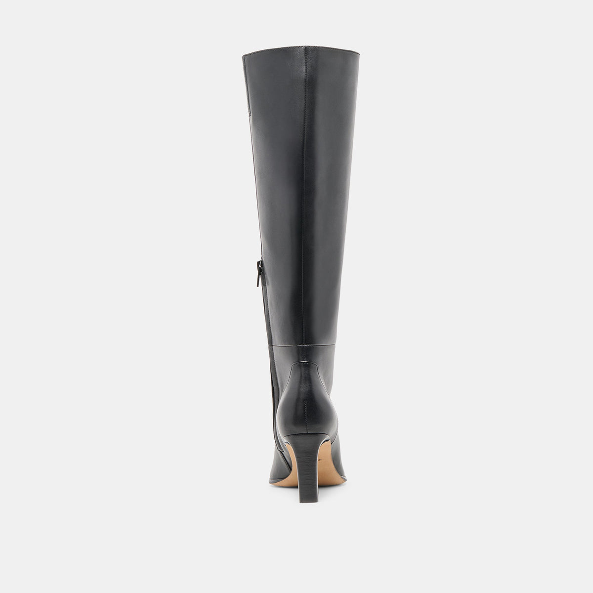 Emmi Black Leather Wide Calf Boots | Dolce Vita