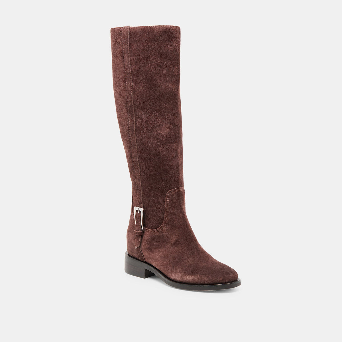 Kilian H2O Waterproof Mahogany Suede Wide Calf Boots | Dolce Vita