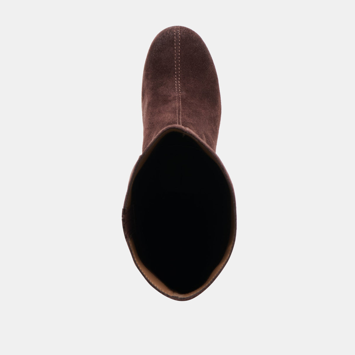 Hudsin Wide Calf Mahogany Suede Boots | Dolce Vita
