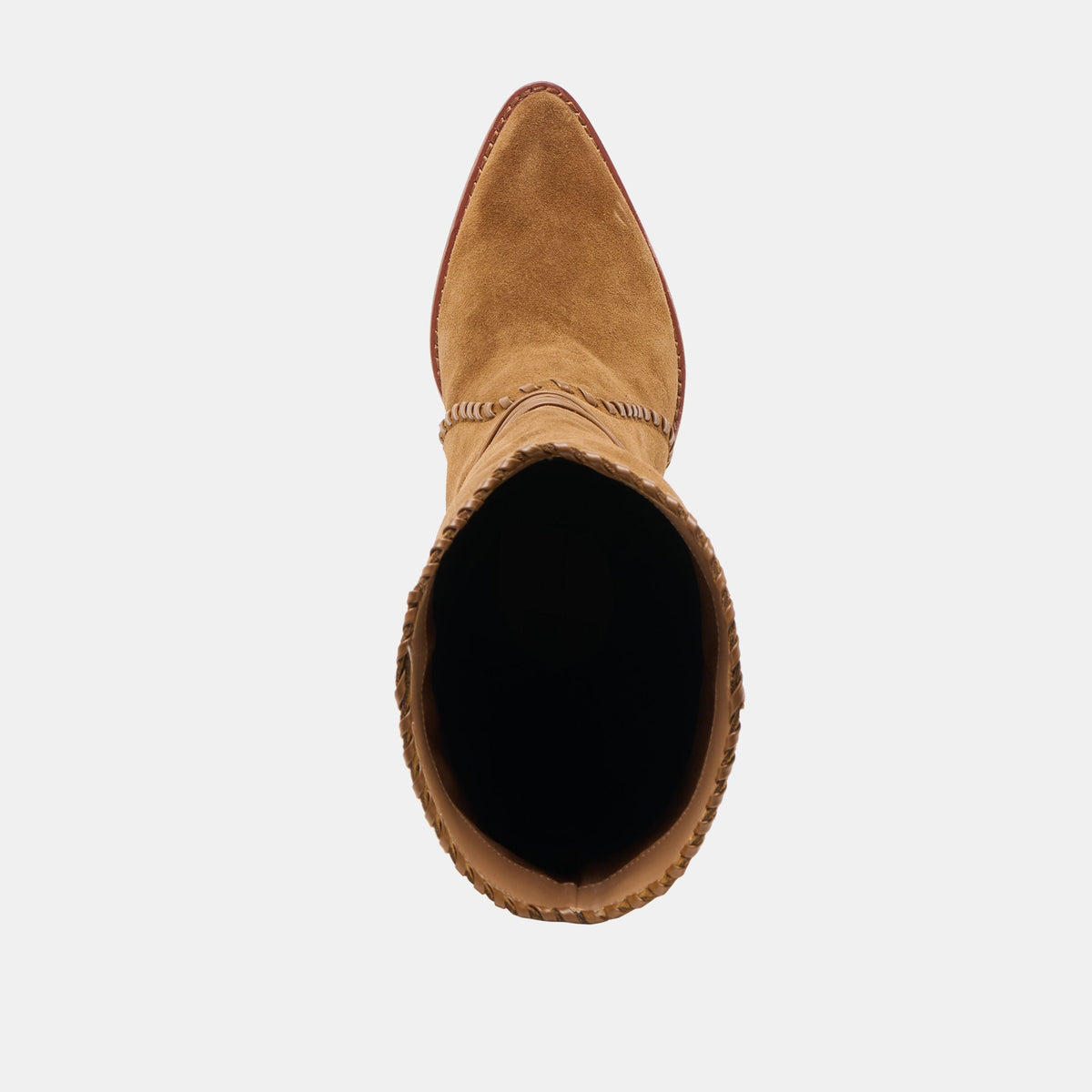 Jody Lt Brown Suede Wide Calf Boots | Dolce Vita