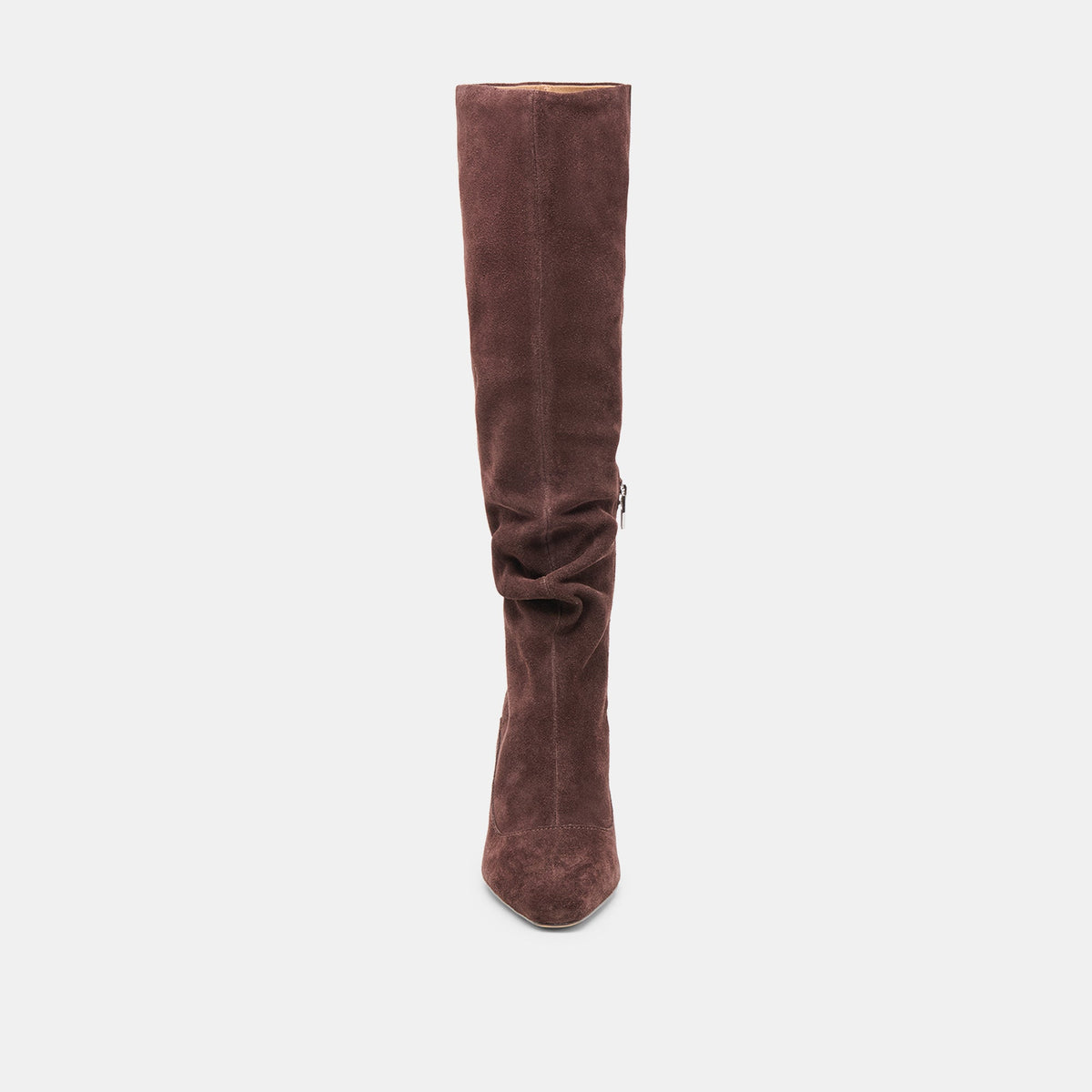 Lousa Mahogany Suede Wide Calf Boots | Dolce Vita