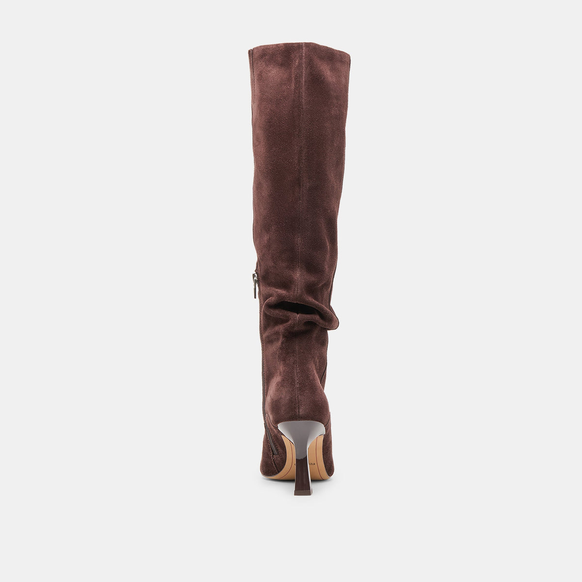 Lousa Mahogany Suede Wide Calf Boots | Dolce Vita