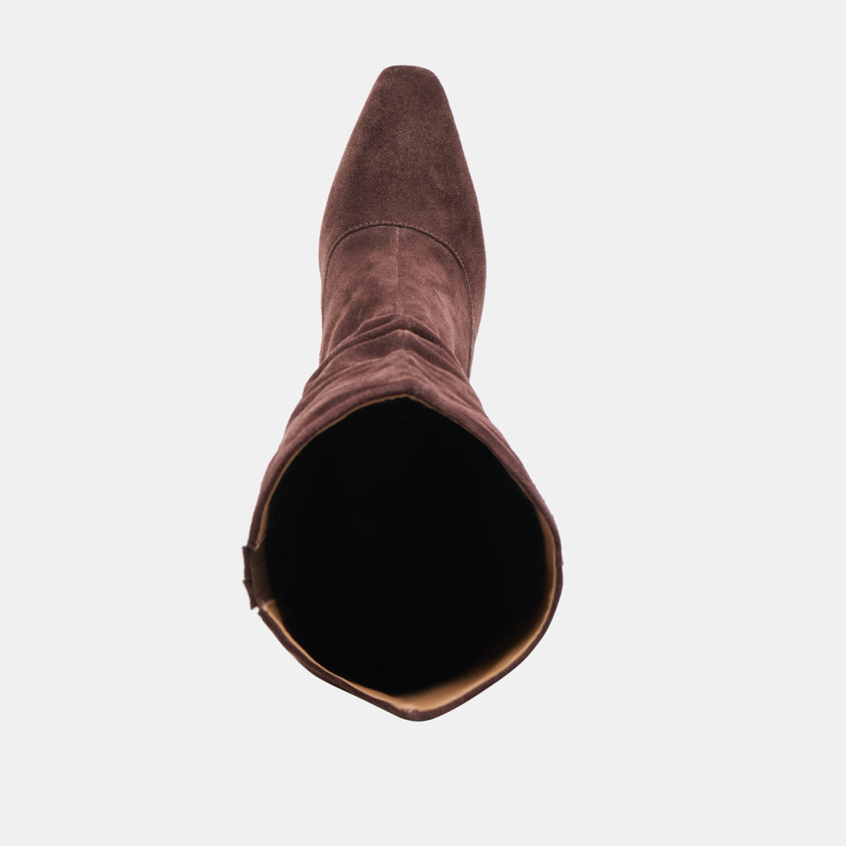Lousa Mahogany Suede Wide Calf Boots | Dolce Vita