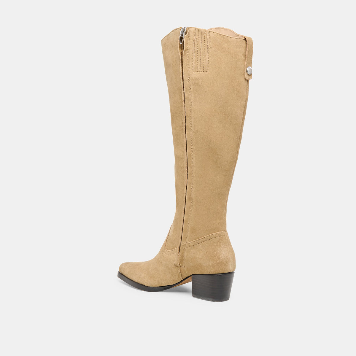 Virona H2O Waterproof Dk Taupe Suede Wide Calf Boots | Dolce Vita