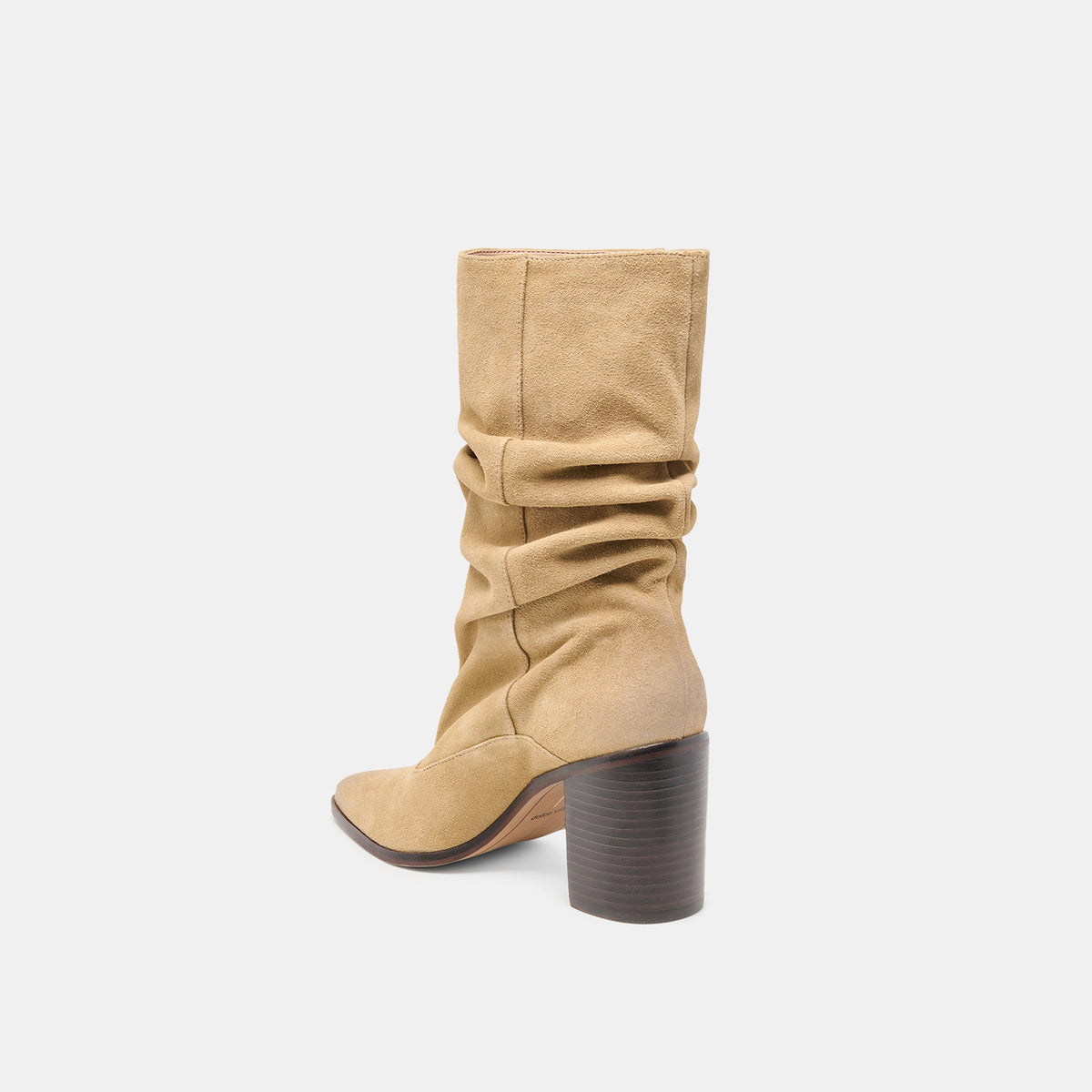 Talina Dk Taupe Suede Wide Calf Boots | Dolce Vita