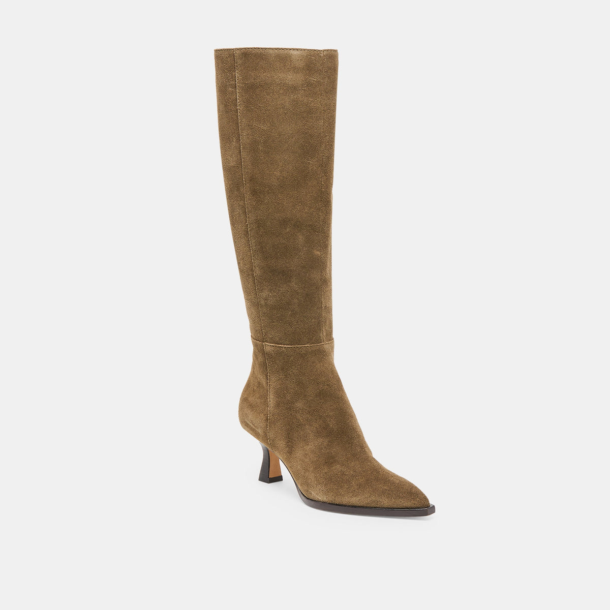 Auggie Olive Suede Wide Calf Boots | Dolce Vita