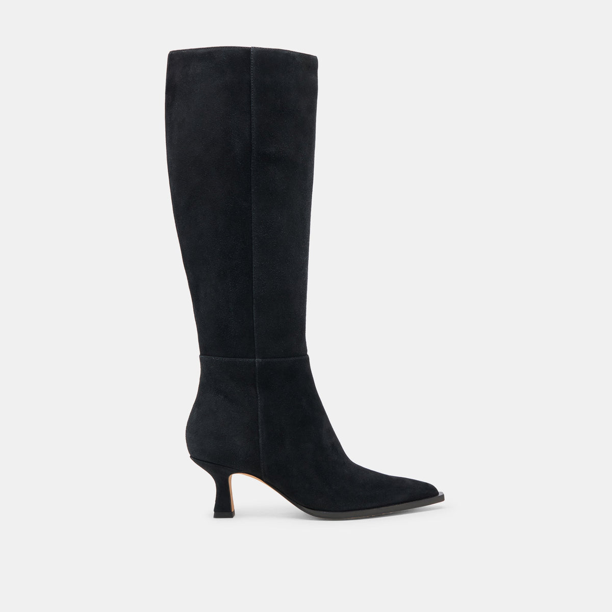 AUGGIE WIDE CALF BOOTS ONYX SUEDE
 – Dolce Vita | Dolce Vita