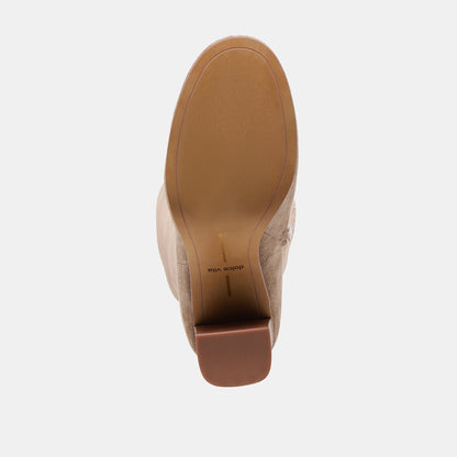 Hudsin Wide Calf Barley Suede Boots | Dolce Vita