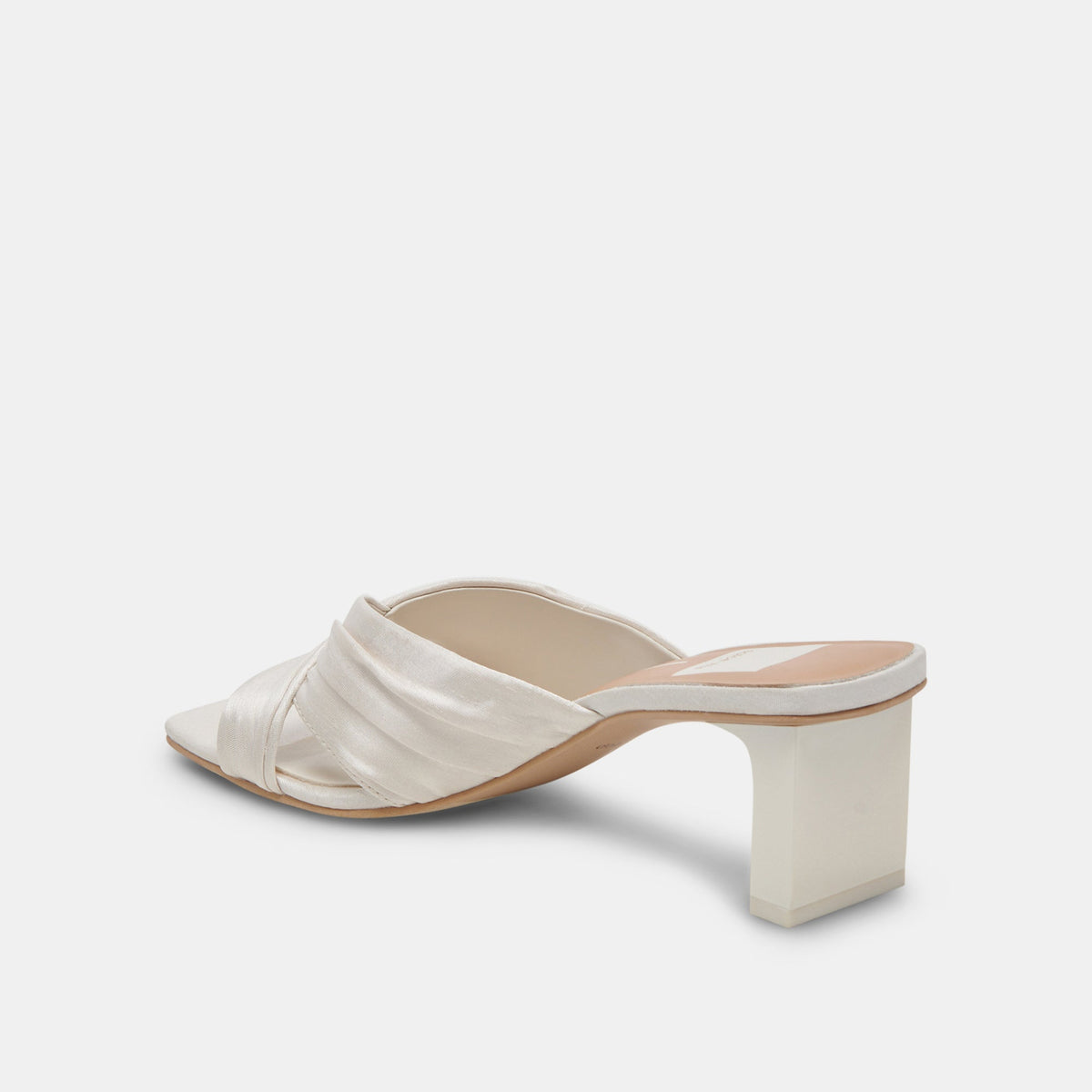 CARLAN HEELS OFF WHITE SILK
 – Dolce Vita | Dolce Vita