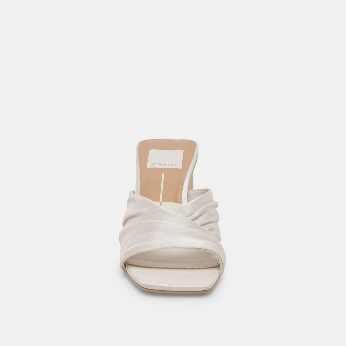 CARLAN HEELS OFF WHITE SILK
 – Dolce Vita | Dolce Vita
