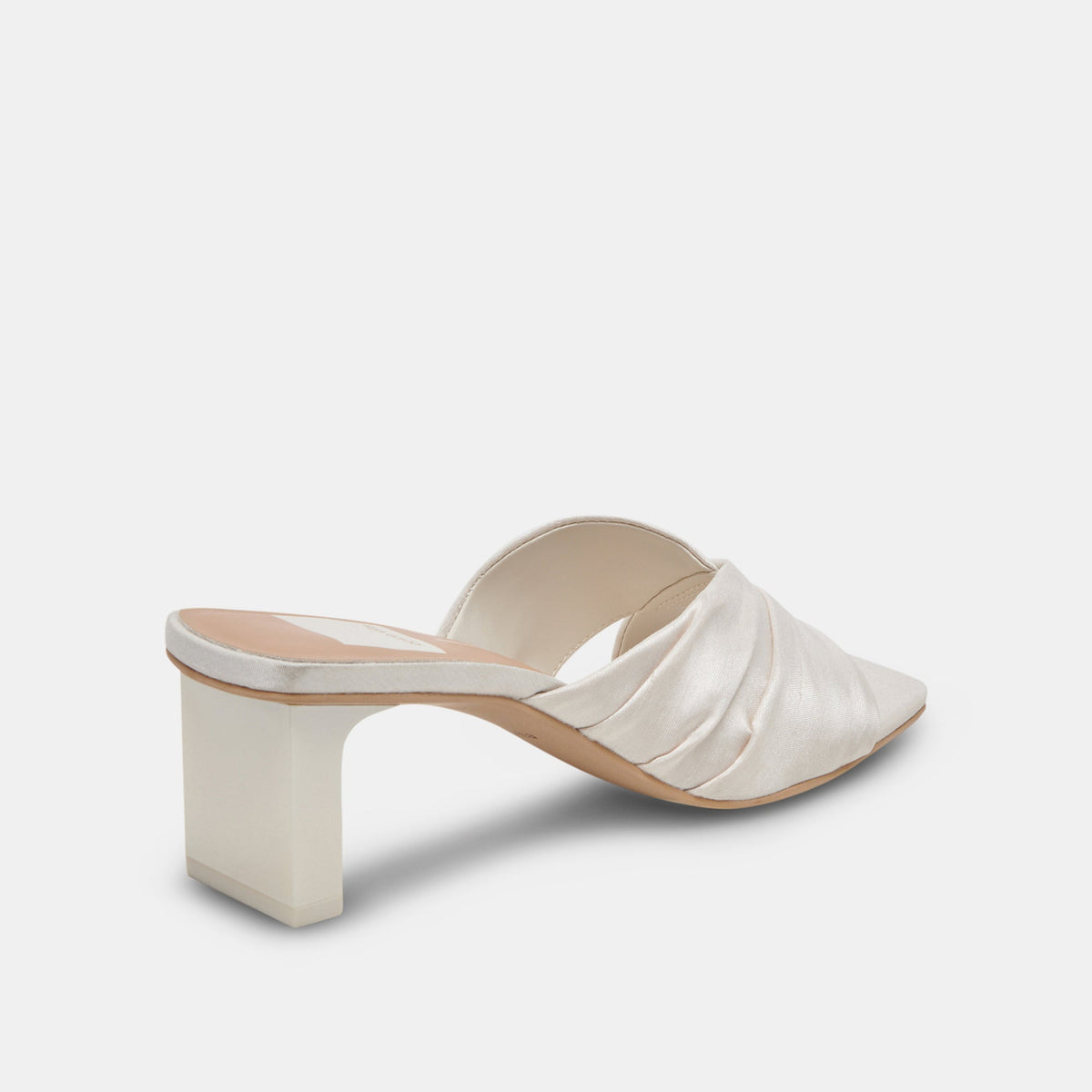 CARLAN HEELS OFF WHITE SILK
 – Dolce Vita | Dolce Vita
