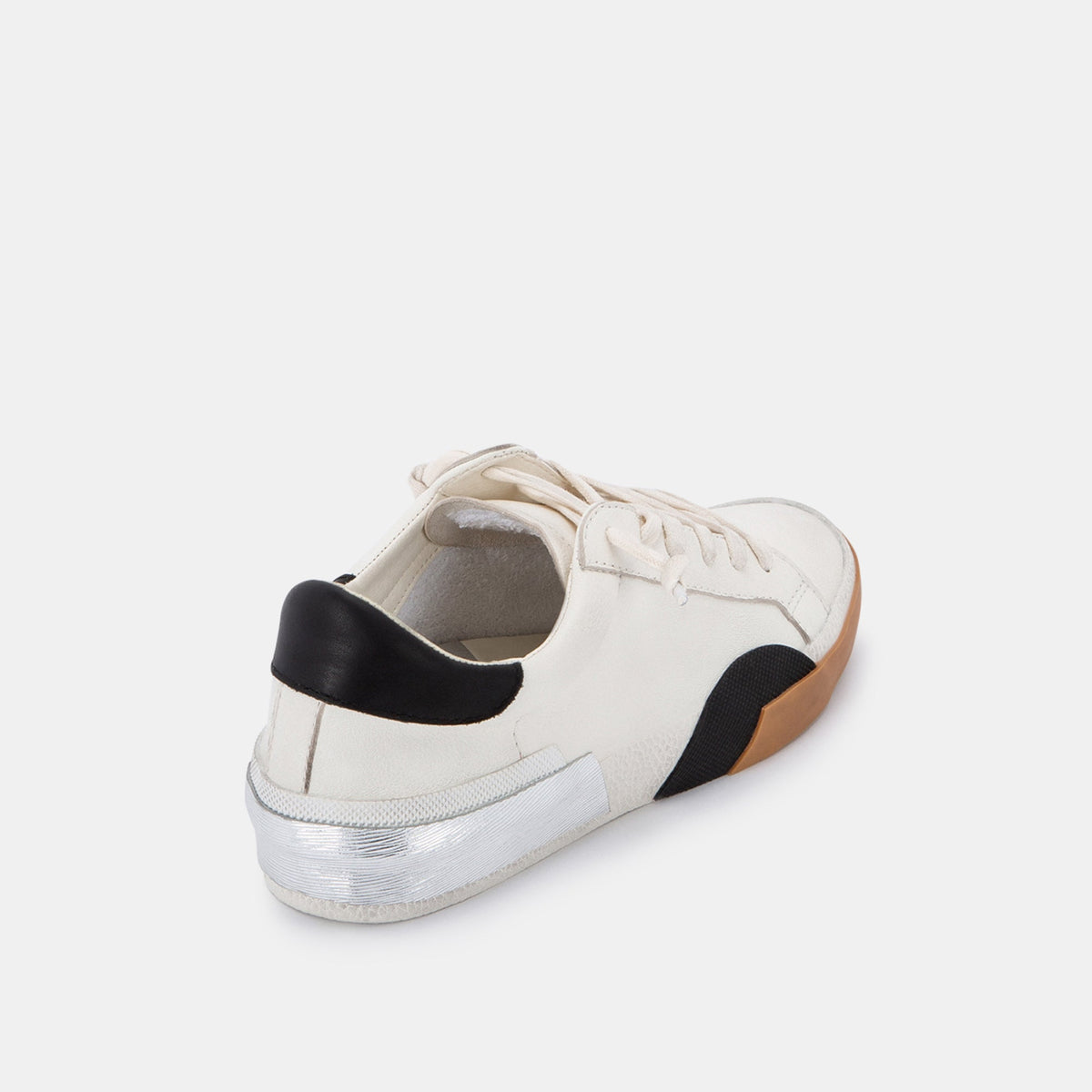 ZINA SNEAKERS WHITE BLACK LEATHER
 – Dolce Vita | Dolce Vita