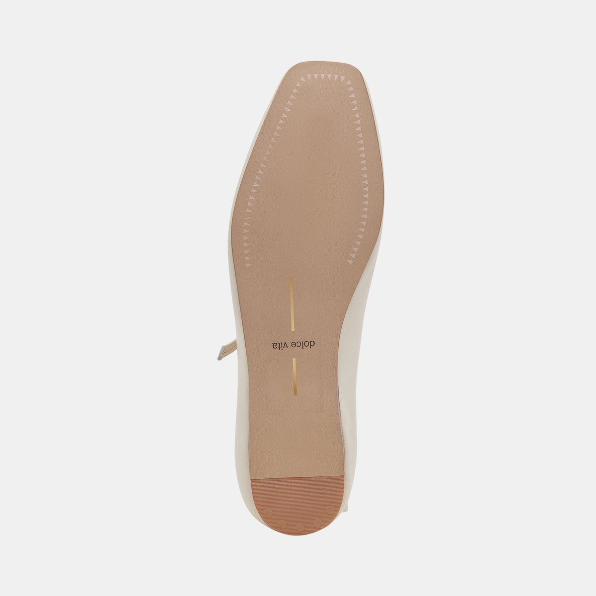 Reyes Ivory Leather Ballet Flats | Dolce Vita