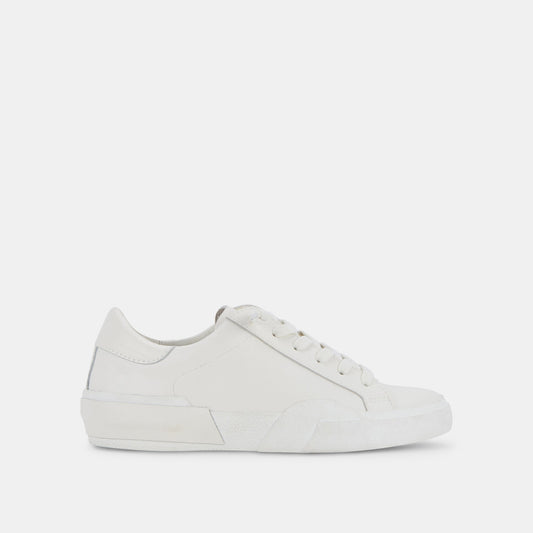 Zina 306 Sneakers White Recycled Leather | White Leather Sneakers
 – Dolce Vita | Dolce Vita