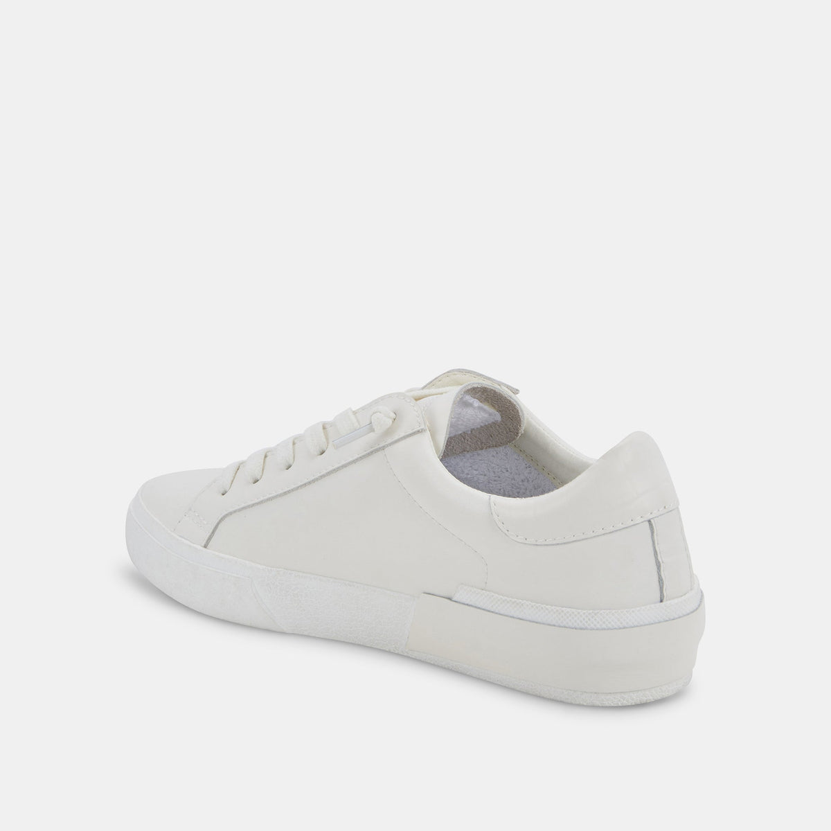 Zina 306 Sneakers White Recycled Leather | White Leather Sneakers
 – Dolce Vita | Dolce Vita