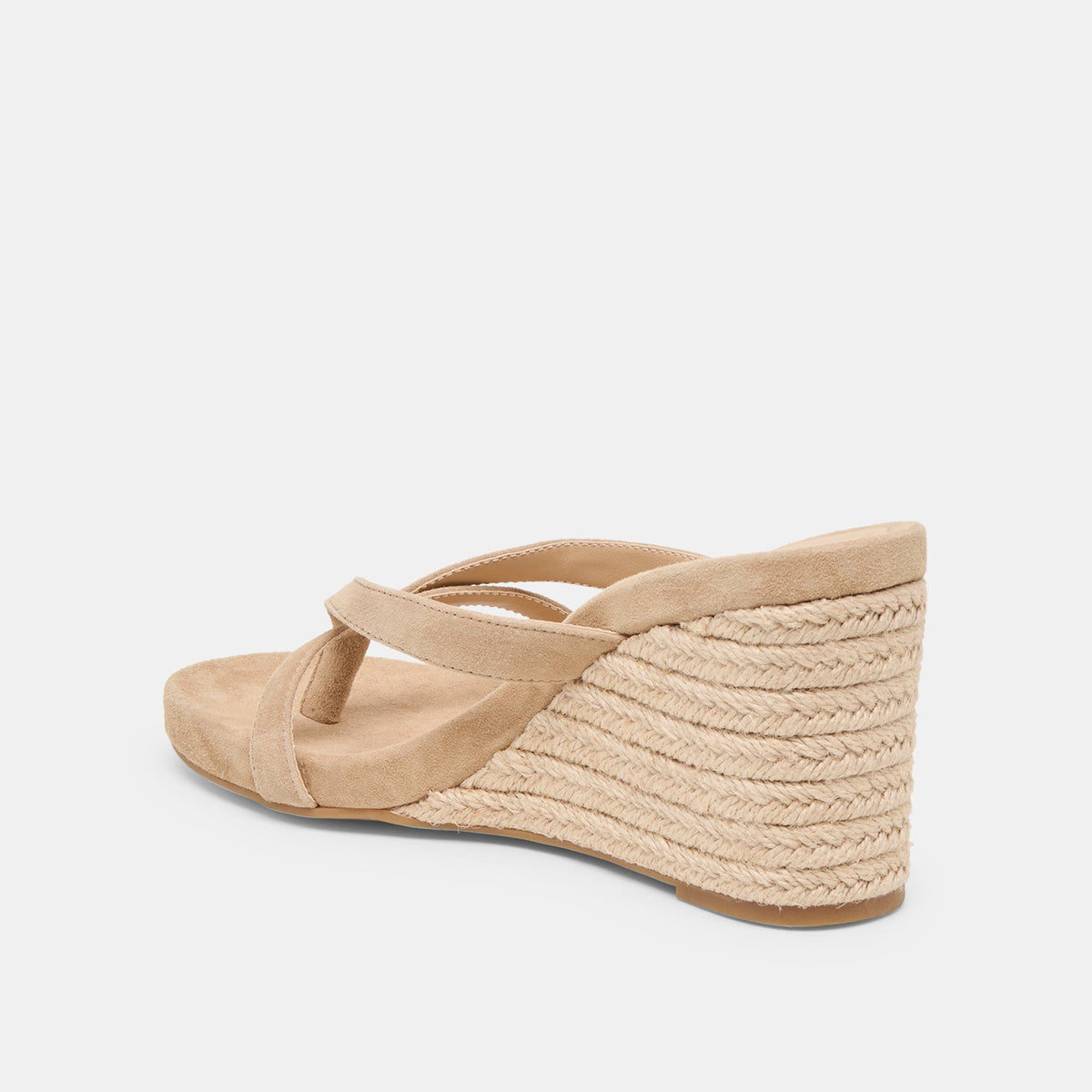 Helan Espadrille Camel Suede Wedges | Dolce Vita