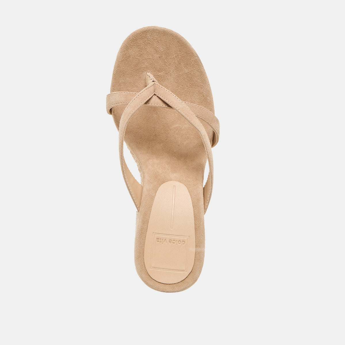 Helan Espadrille Camel Suede Wedges | Dolce Vita