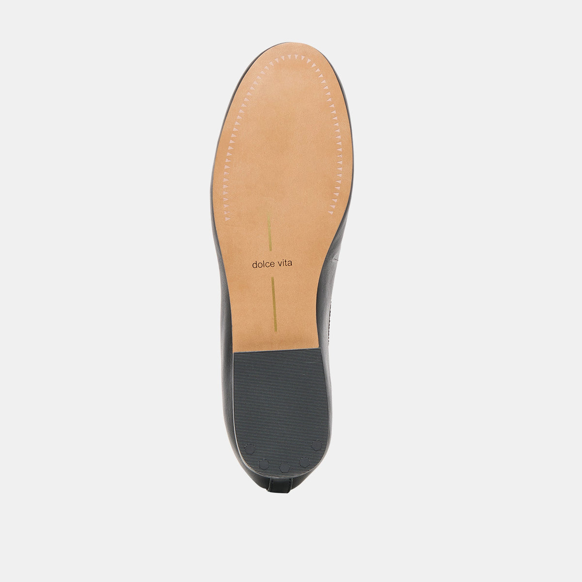 Ritla Black Leather Ballet Flats | Dolce Vita
