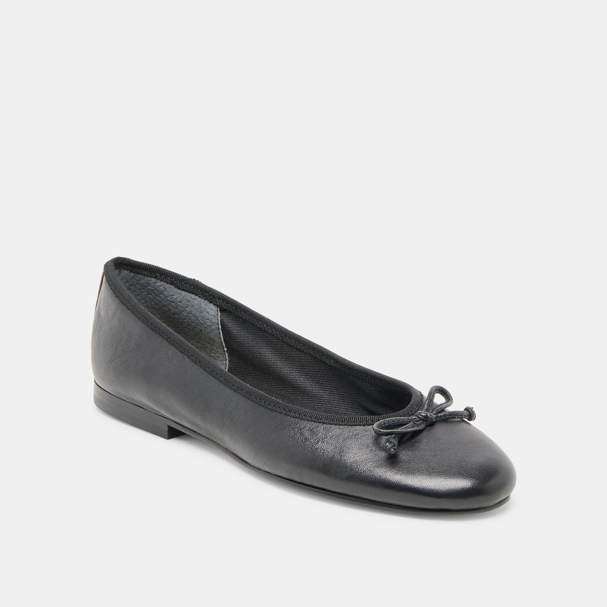 Ritla Black Leather Ballet Flats | Dolce Vita
