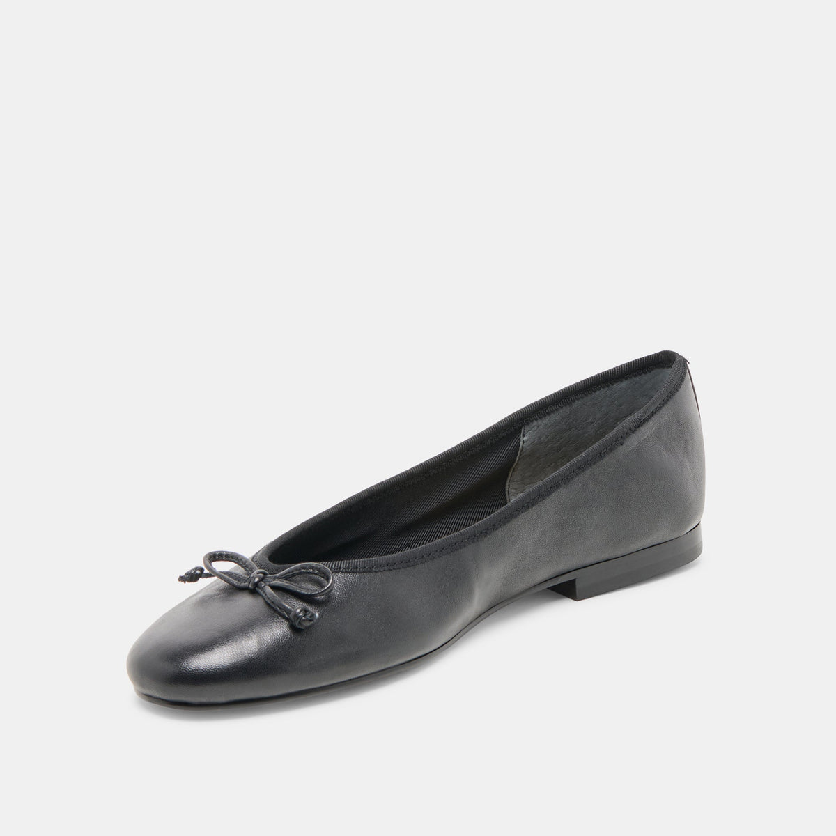 Ritla Black Leather Ballet Flats | Dolce Vita