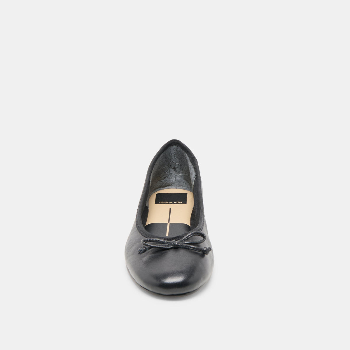 Ritla Black Leather Ballet Flats | Dolce Vita