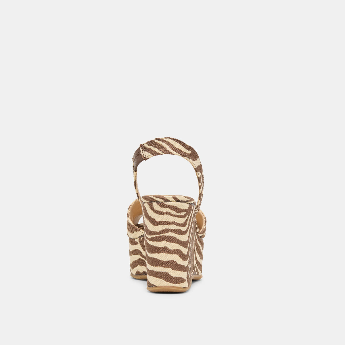 Akera Beige Zebra Raffia Wedges | Dolce Vita