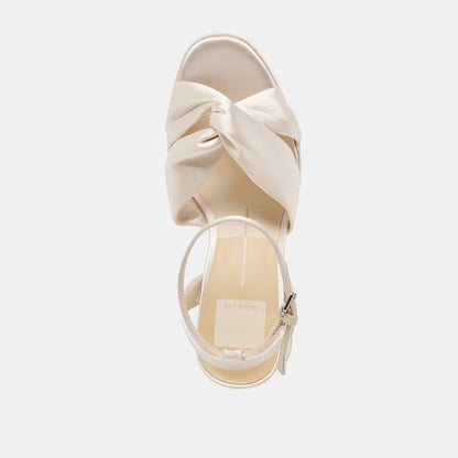 PARLO HEELS IVORY SATIN
 – Dolce Vita | Dolce Vita