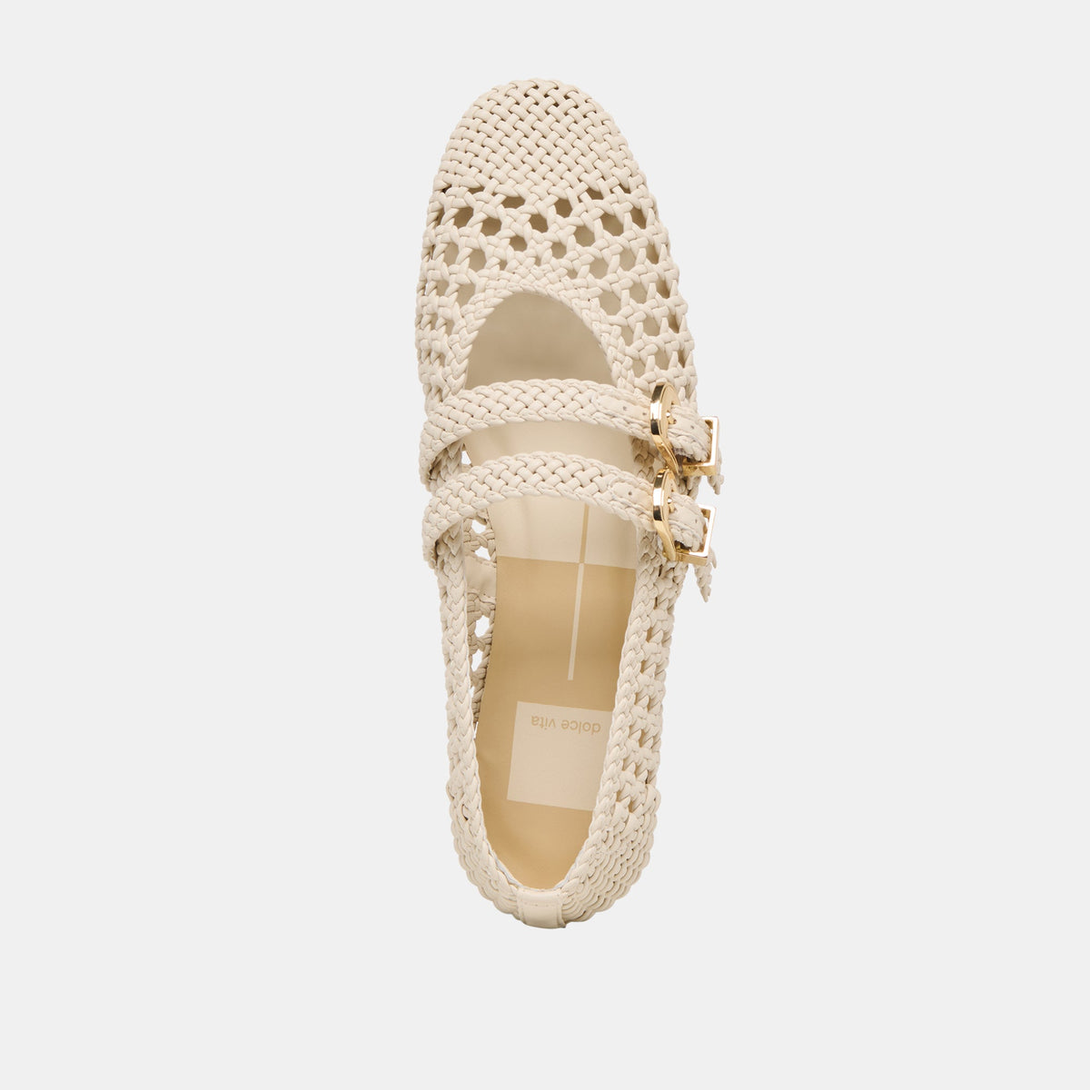 Baylee Creme Woven Stella Ballet Flats | Dolce Vita