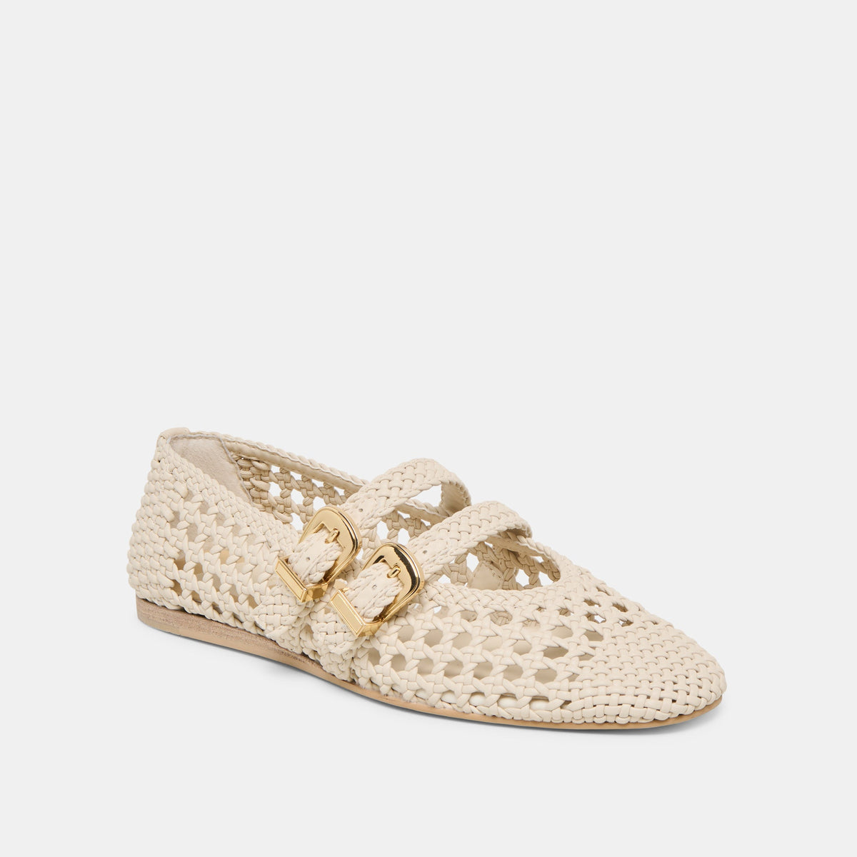 Baylee Creme Woven Stella Ballet Flats | Dolce Vita