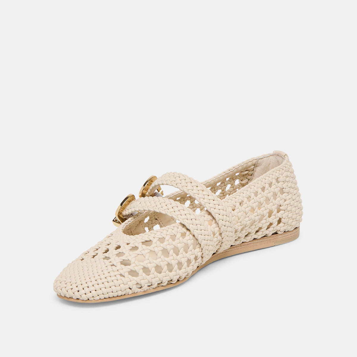 Baylee Creme Woven Stella Ballet Flats | Dolce Vita