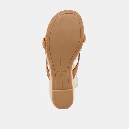 Helan Espadrille Brown Suede Wedges | Dolce Vita