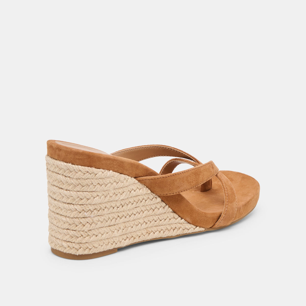 Helan Espadrille Brown Suede Wedges | Dolce Vita