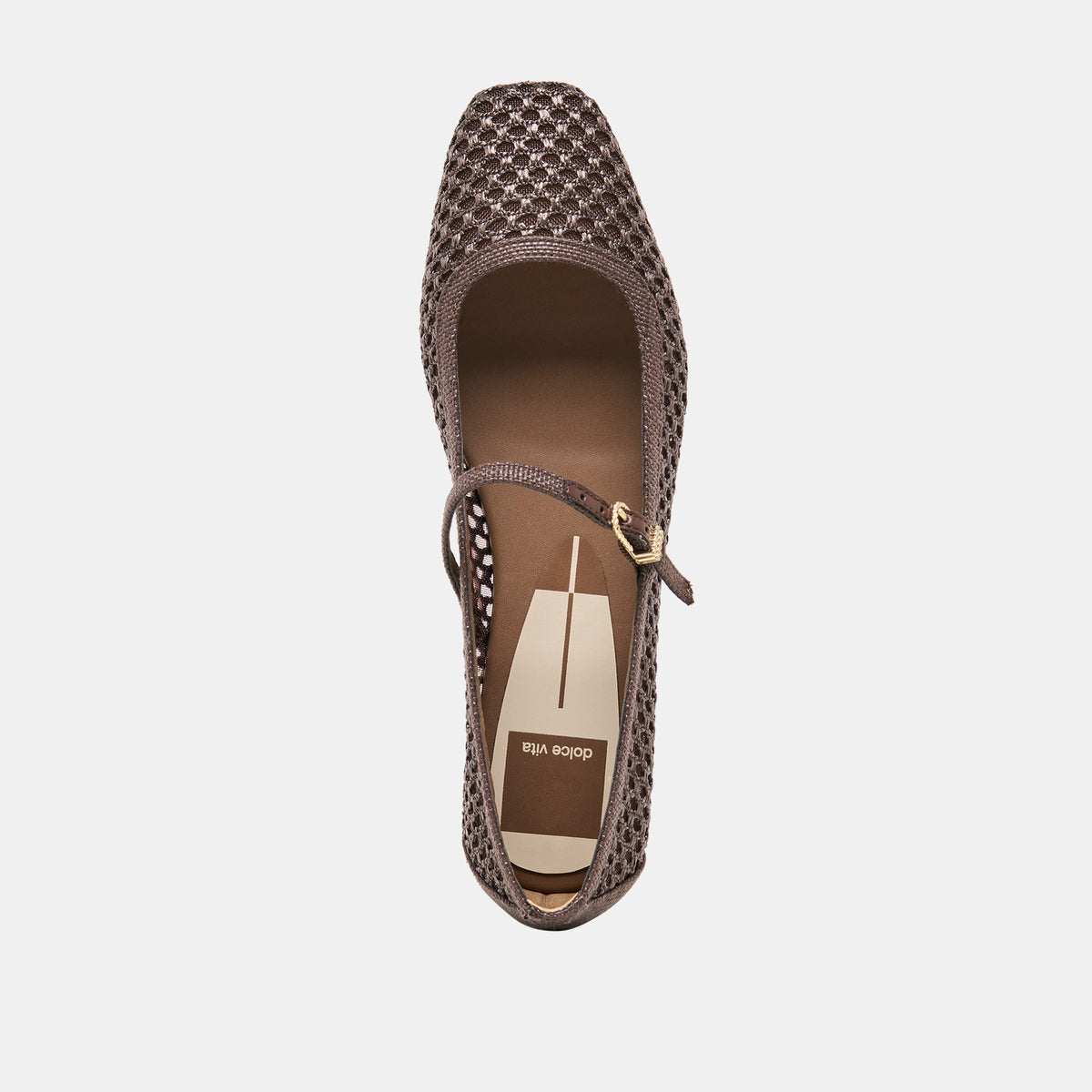 Reyes Chocolate Woven Raffia Ballet Flats | Dolce Vita