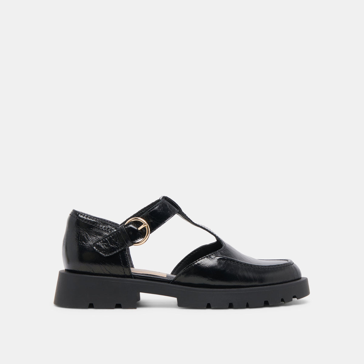 EMILIO FLATS MIDNIGHT CRINKLE PATENT LEATHER
 – Dolce Vita | Dolce Vita