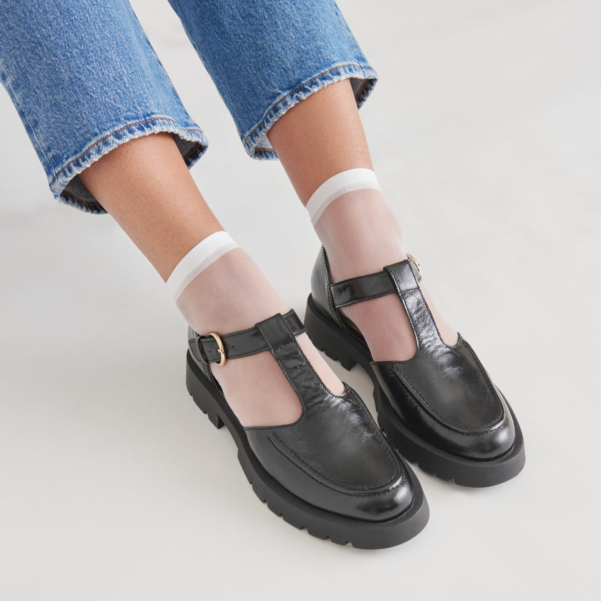 EMILIO FLATS MIDNIGHT CRINKLE PATENT LEATHER
 – Dolce Vita | Dolce Vita