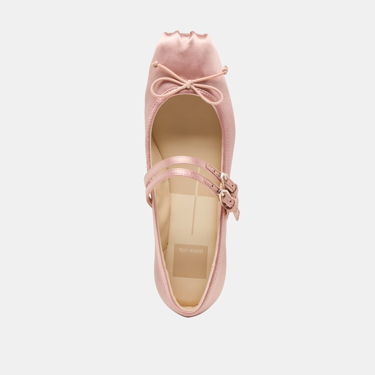 Gibsen Blush Satin Ballet Flats | Dolce Vita