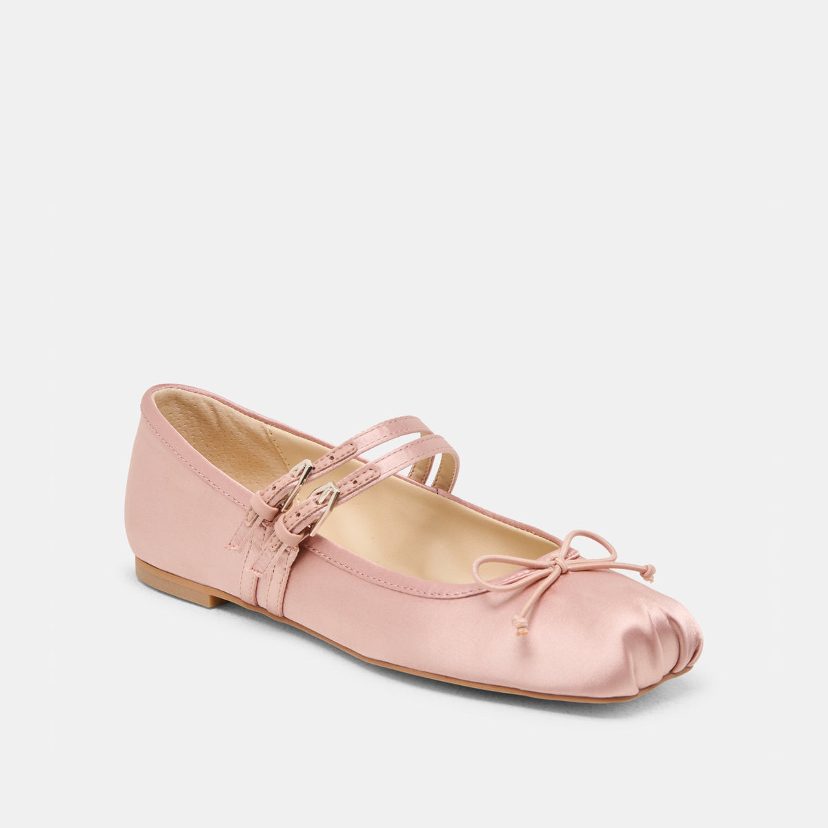 Gibsen Blush Satin Ballet Flats | Dolce Vita