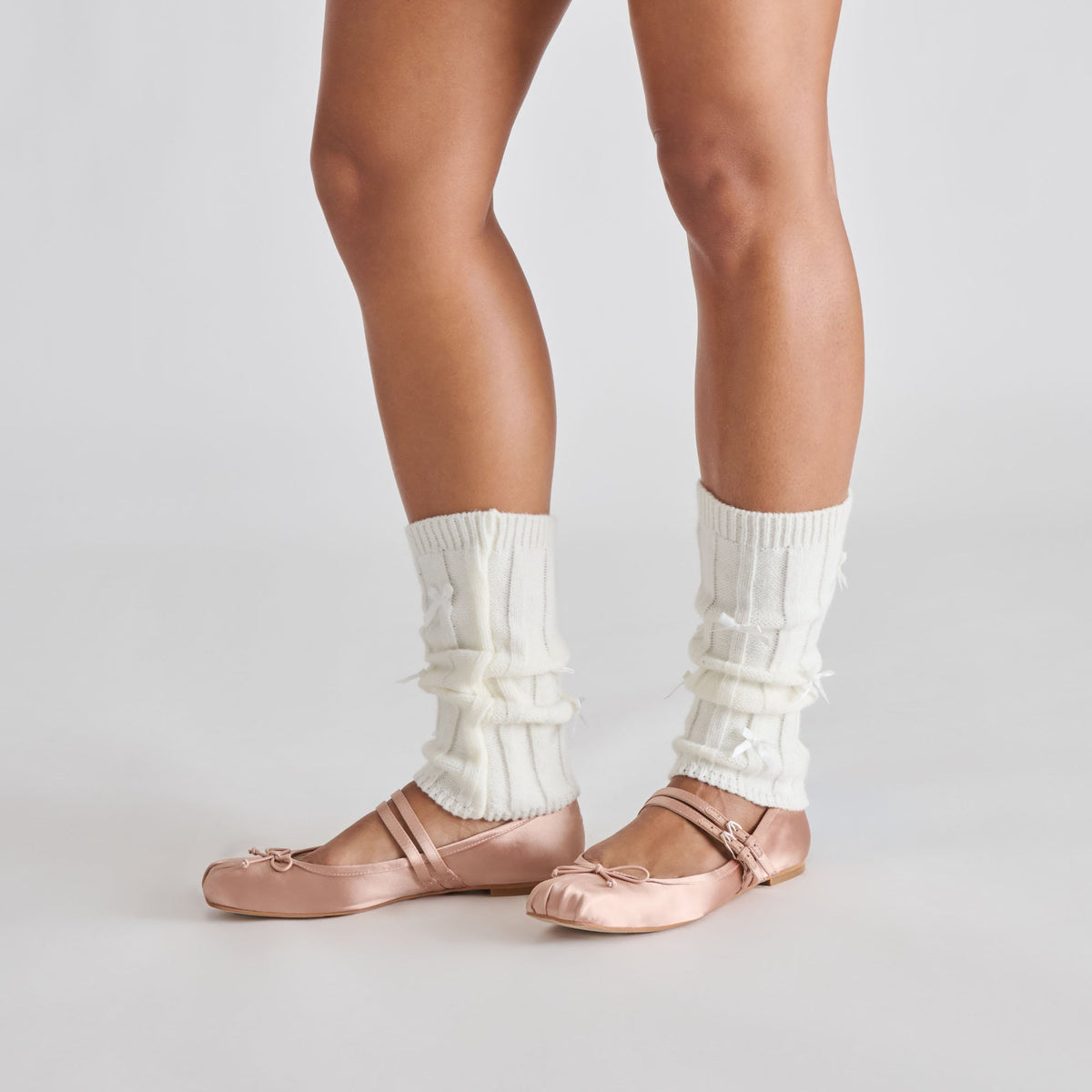 Gibsen Blush Satin Ballet Flats | Dolce Vita