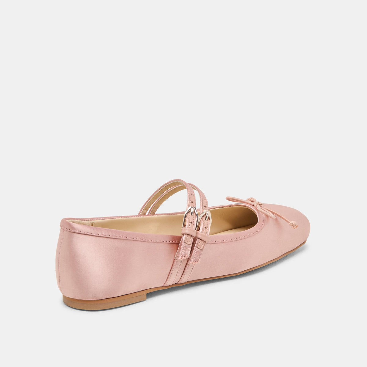 Gibsen Blush Satin Ballet Flats | Dolce Vita