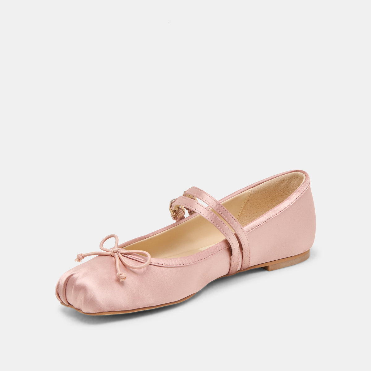 Gibsen Blush Satin Ballet Flats | Dolce Vita