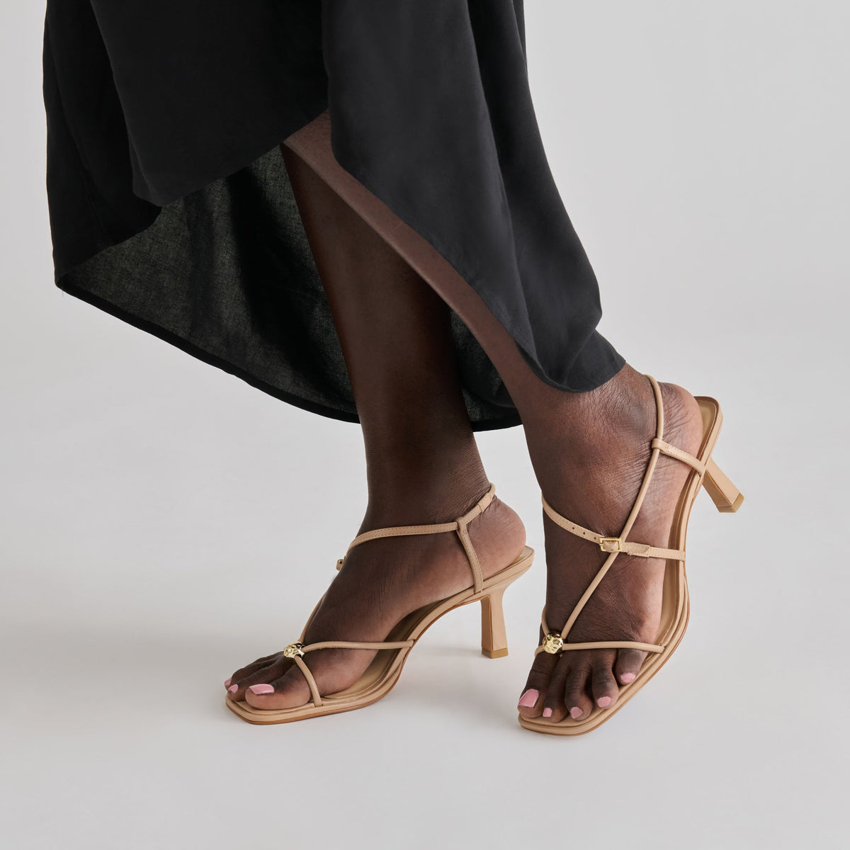 Mylee Light Tan Leather Heels | Dolce Vita