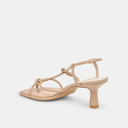 Mylee Light Tan Leather Heels | Dolce Vita
