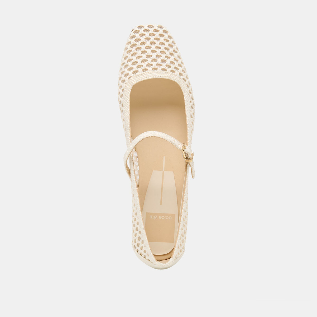 Reyes White Woven Raffia Ballet Flats | Dolce Vita