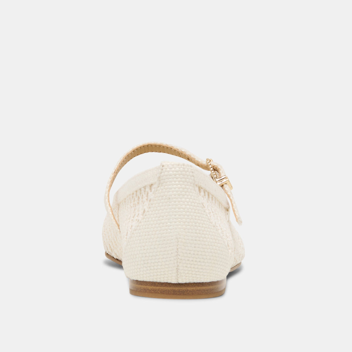 Reyes White Woven Raffia Ballet Flats | Dolce Vita