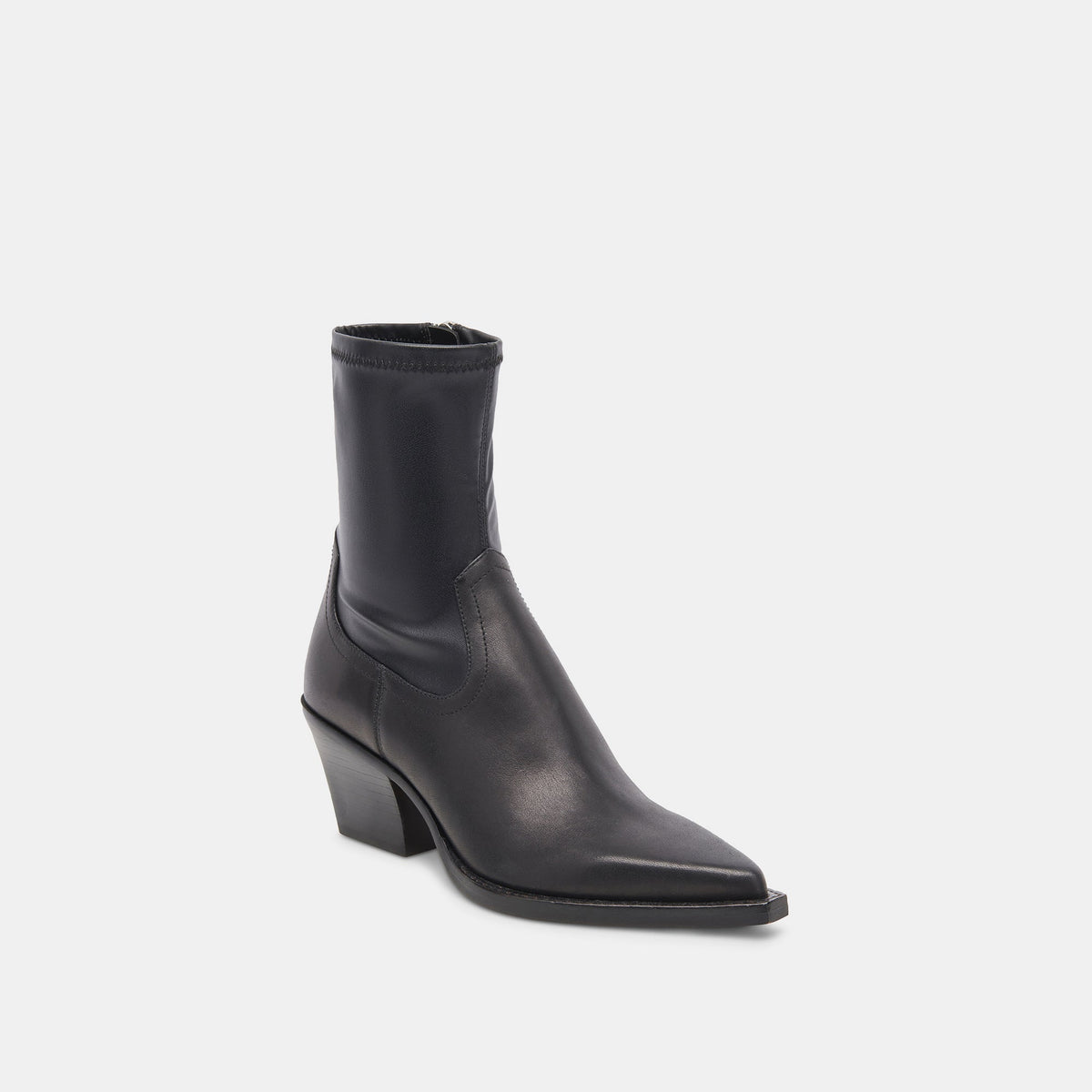 Rutger Boots Black Leather | Women's Black Leather Mid-Ankle Boots
 – Dolce Vita | Dolce Vita