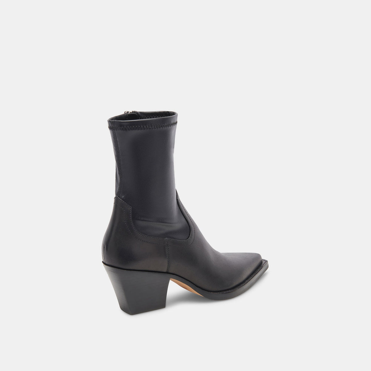 Rutger Boots Black Leather | Women's Black Leather Mid-Ankle Boots
 – Dolce Vita | Dolce Vita