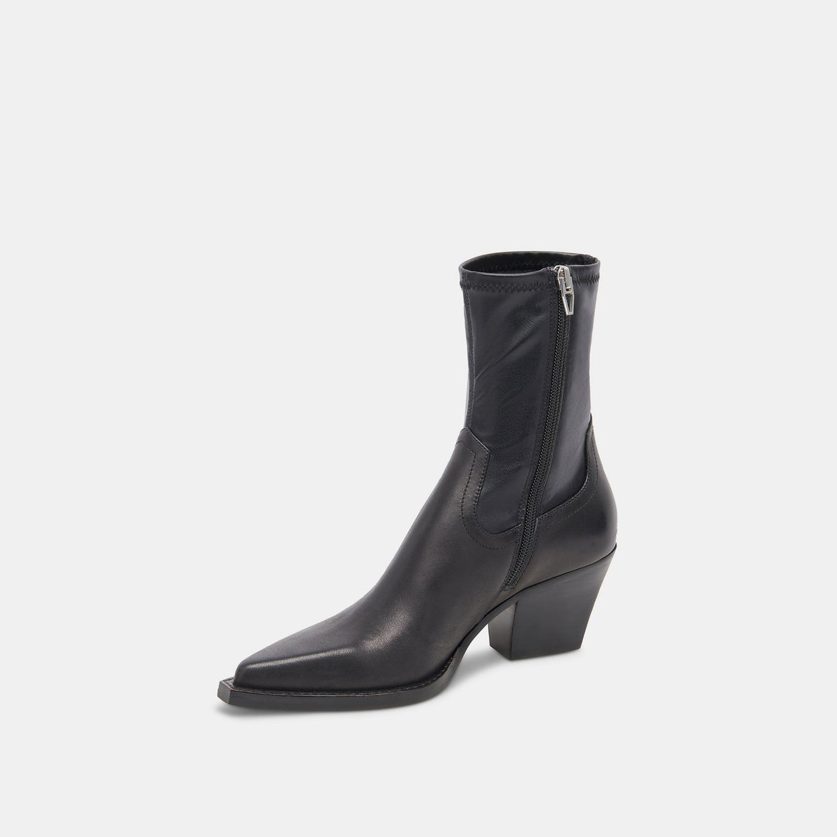 Rutger Boots Black Leather | Women's Black Leather Mid-Ankle Boots
 – Dolce Vita | Dolce Vita