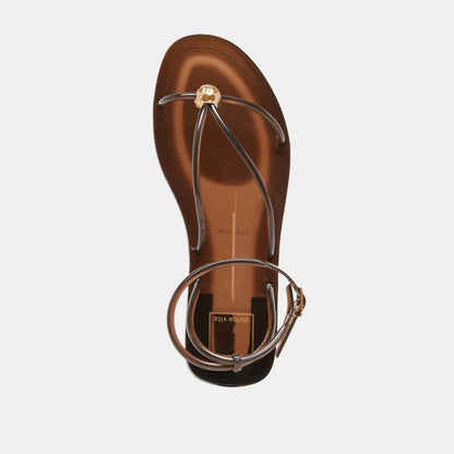 Kenley Vinyl Chocolate Jelly Sandals | Dolce Vita
